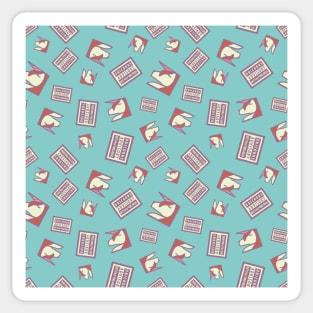 Funny Ironic Advisory Unicorn Message Get Real Pattern Sticker